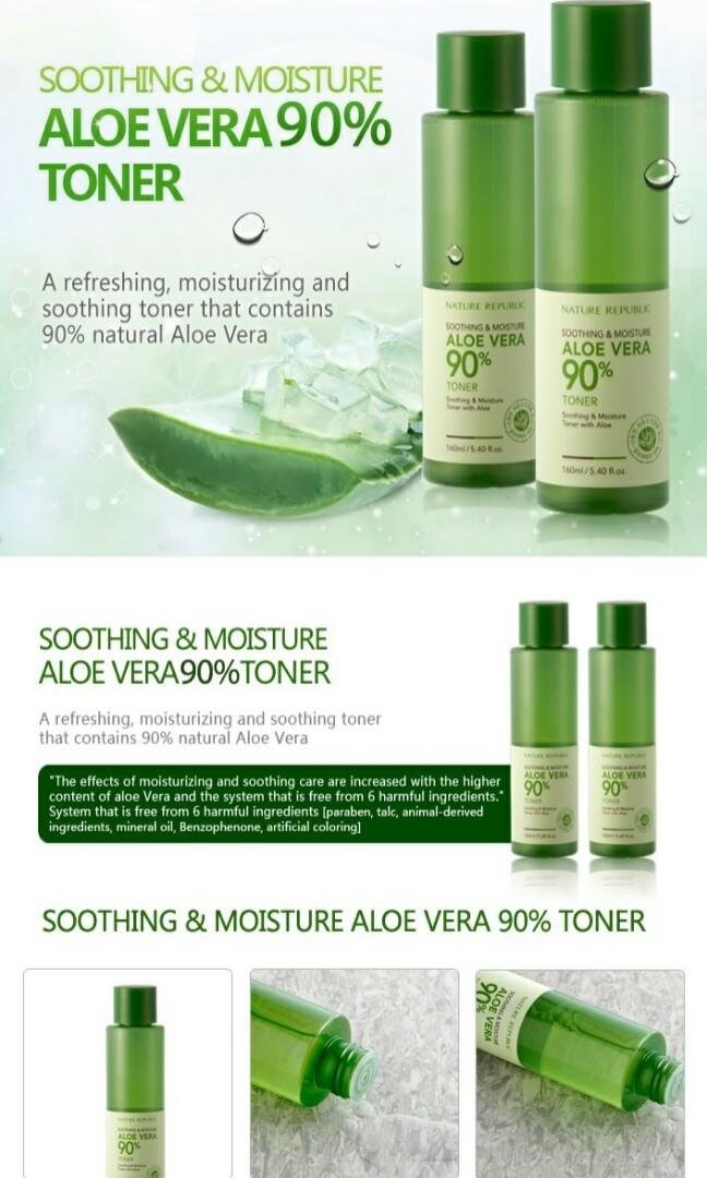 nature republic aloe toner