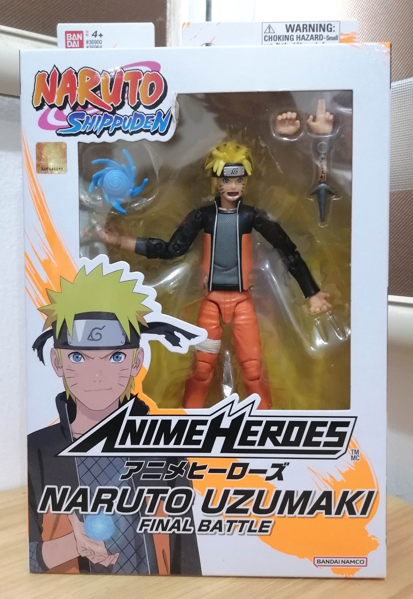 Naruto Uzumaki - Final Battle - Anime Heroes - Bandai action figure