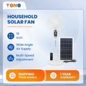 TONO Solar Electric Fan - Rechargeable Portable Outdoor Fan