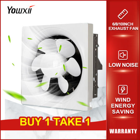 YOWXII🔥 Wall-Mounted Exhaust Fan, Powerful for Home and Office