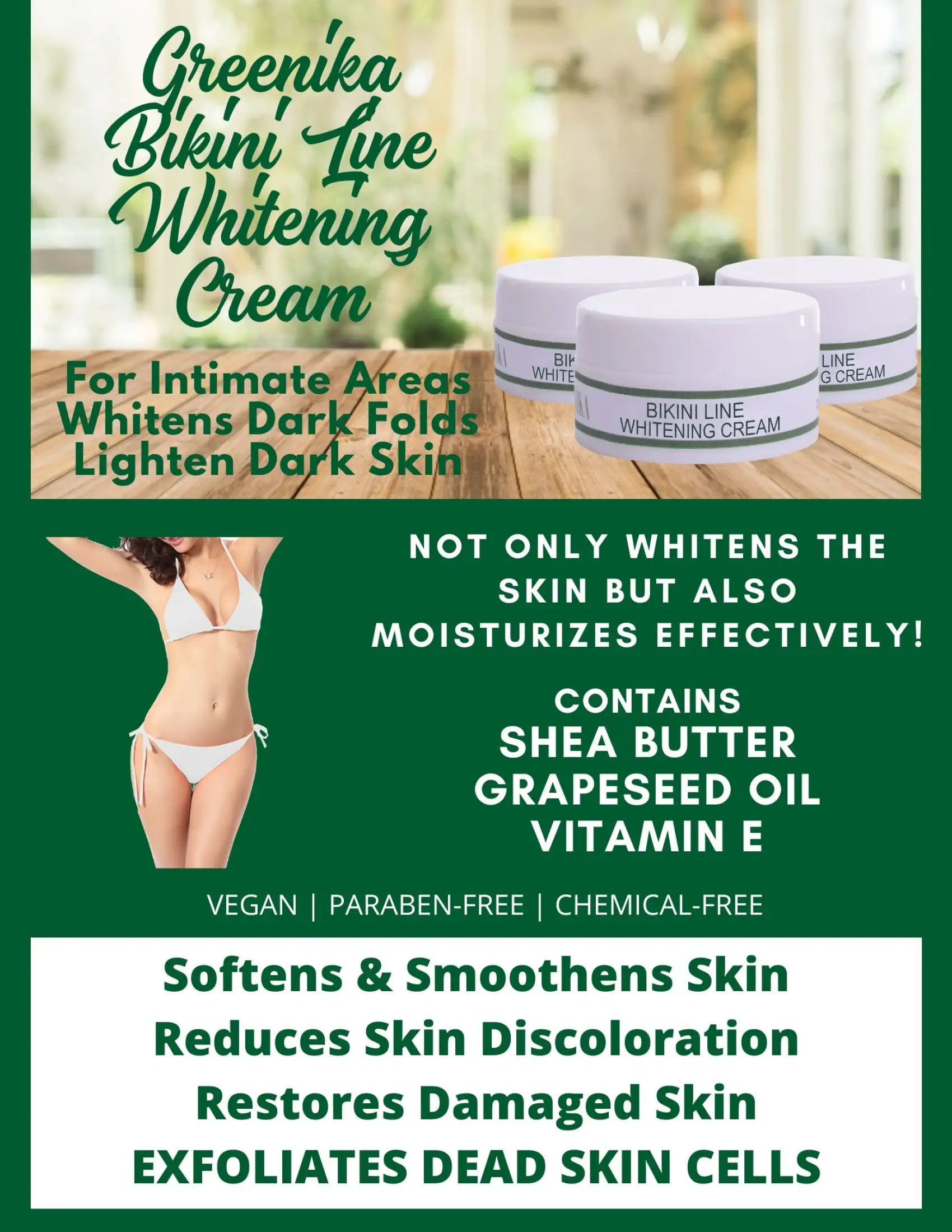 most effective bikini area whitening