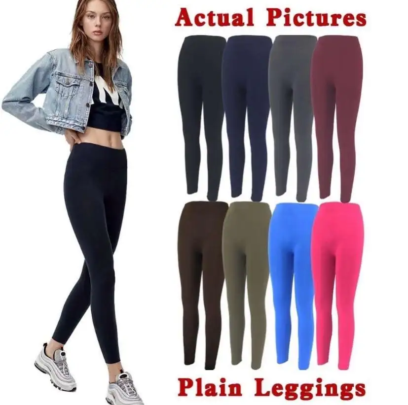 plain cotton leggings