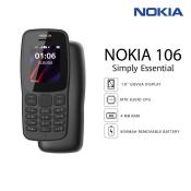 Nokia 106 Basic Mobile Phone with Removable Battery