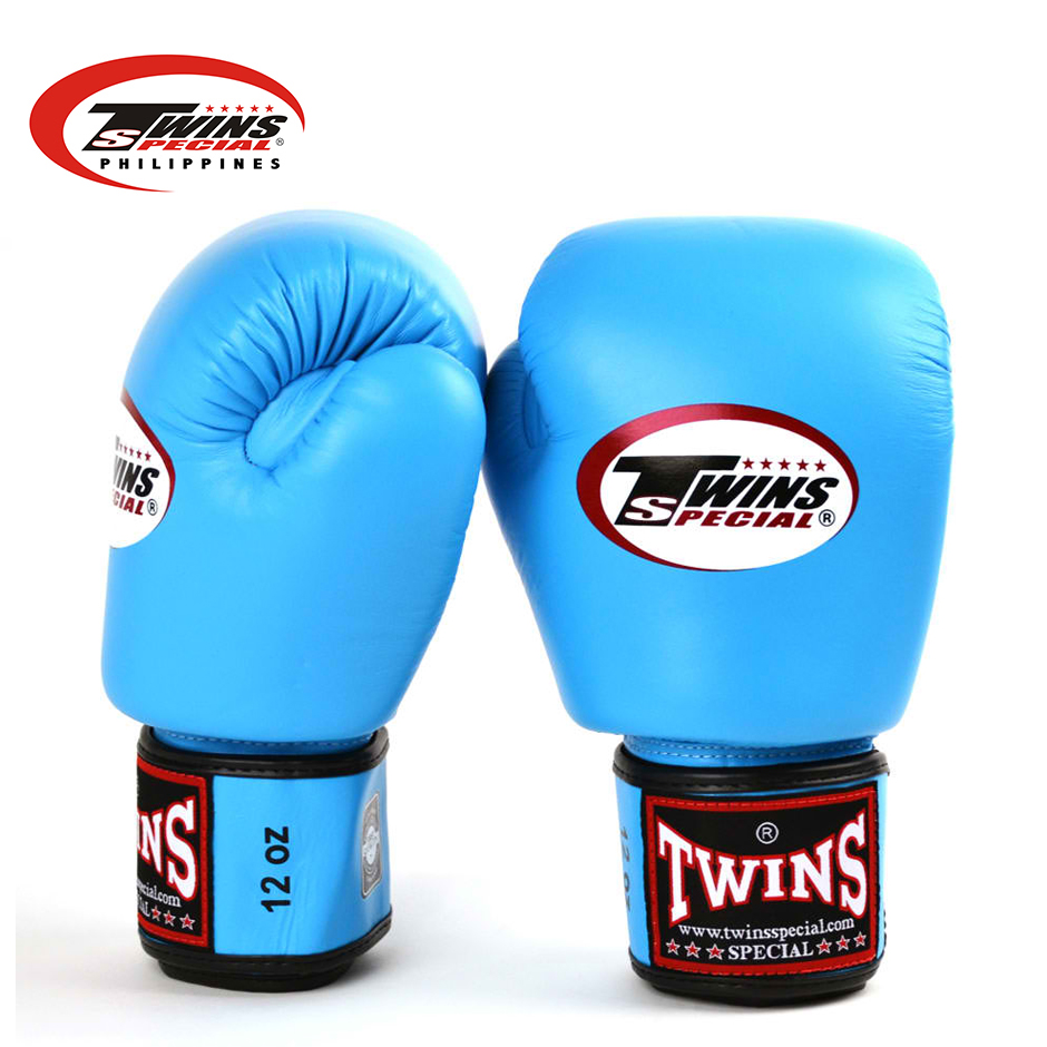 light blue boxing gloves