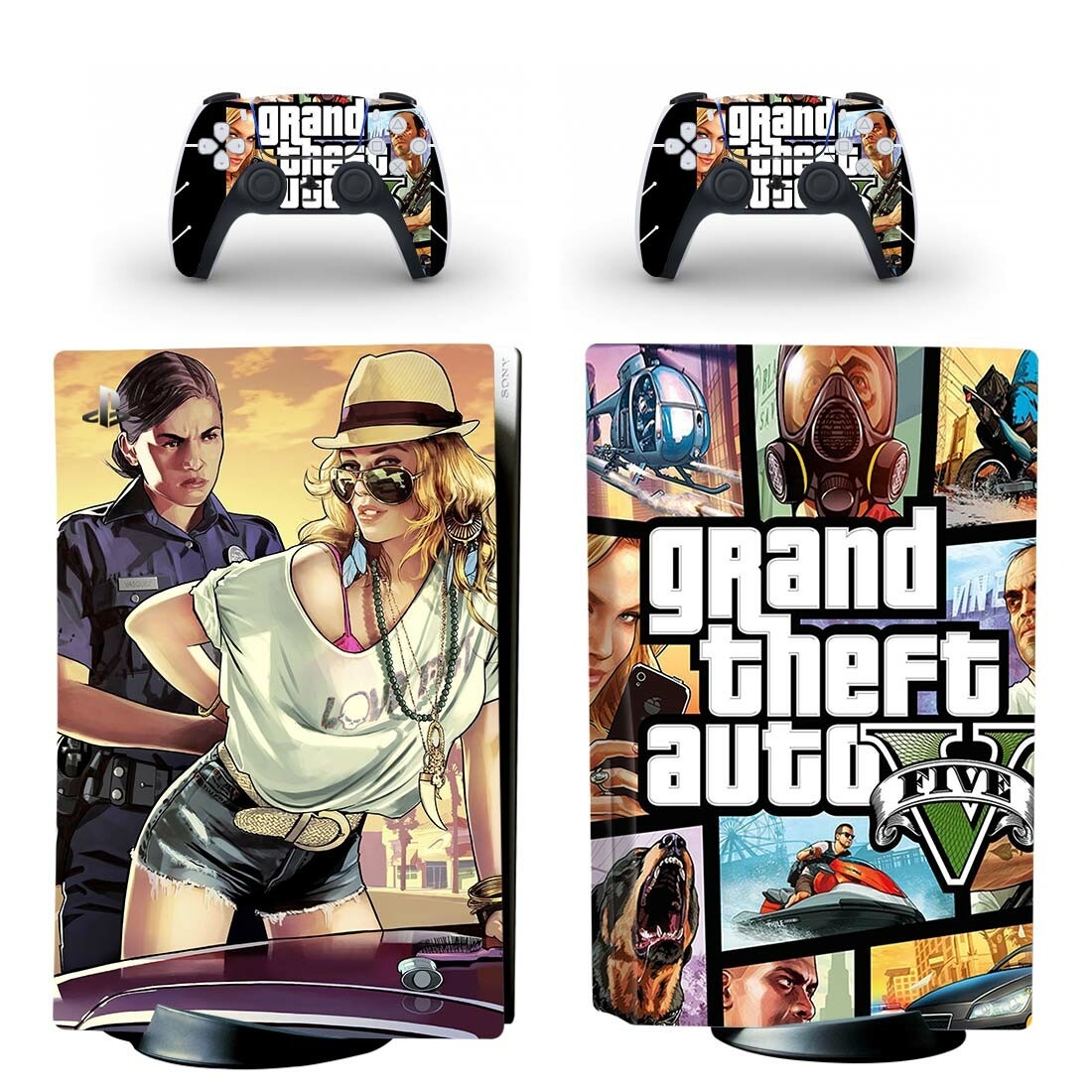 Grand Theft Auto V GTA V PS5 Controller Skin Sticker Decal Cover -  ConsoleSkins.co