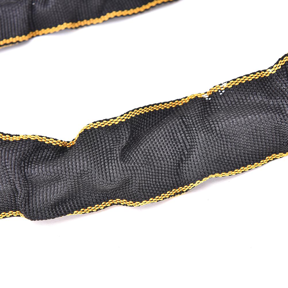Motorbike Scooter Bike Chain Pad Lock Security Iron Chain Inside 2Keys 100cm、