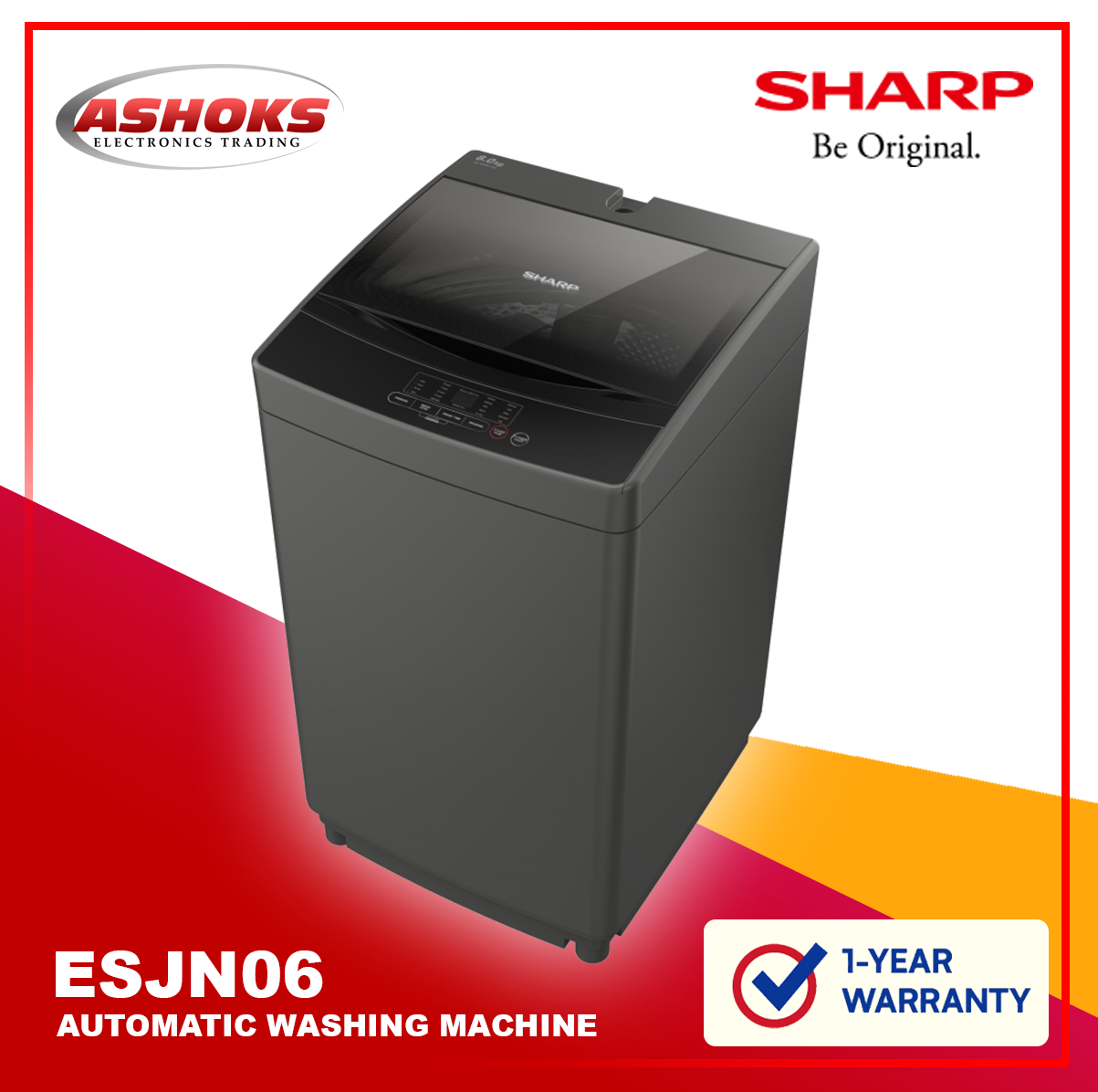 es jn07a9 gy sharp 7.0 kg fully auto