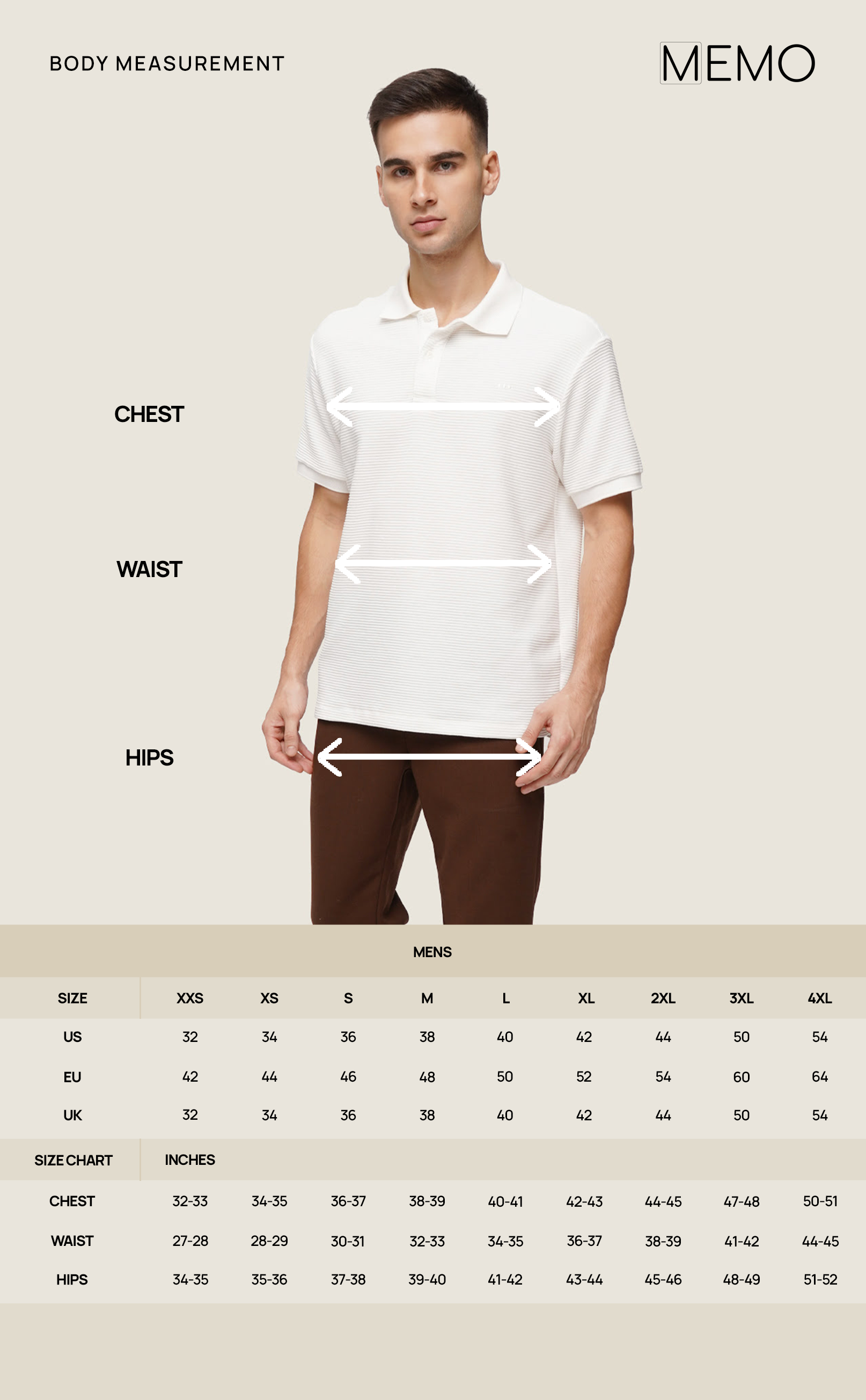 Memo Ultimate Basics Easy Fit Long Sleeve Shirt For Men (White