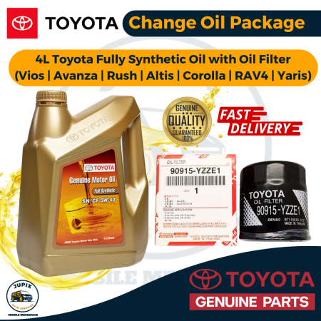 Toyota Synthetic Engine Oil 5W-40 Oil Change for Multiple Models