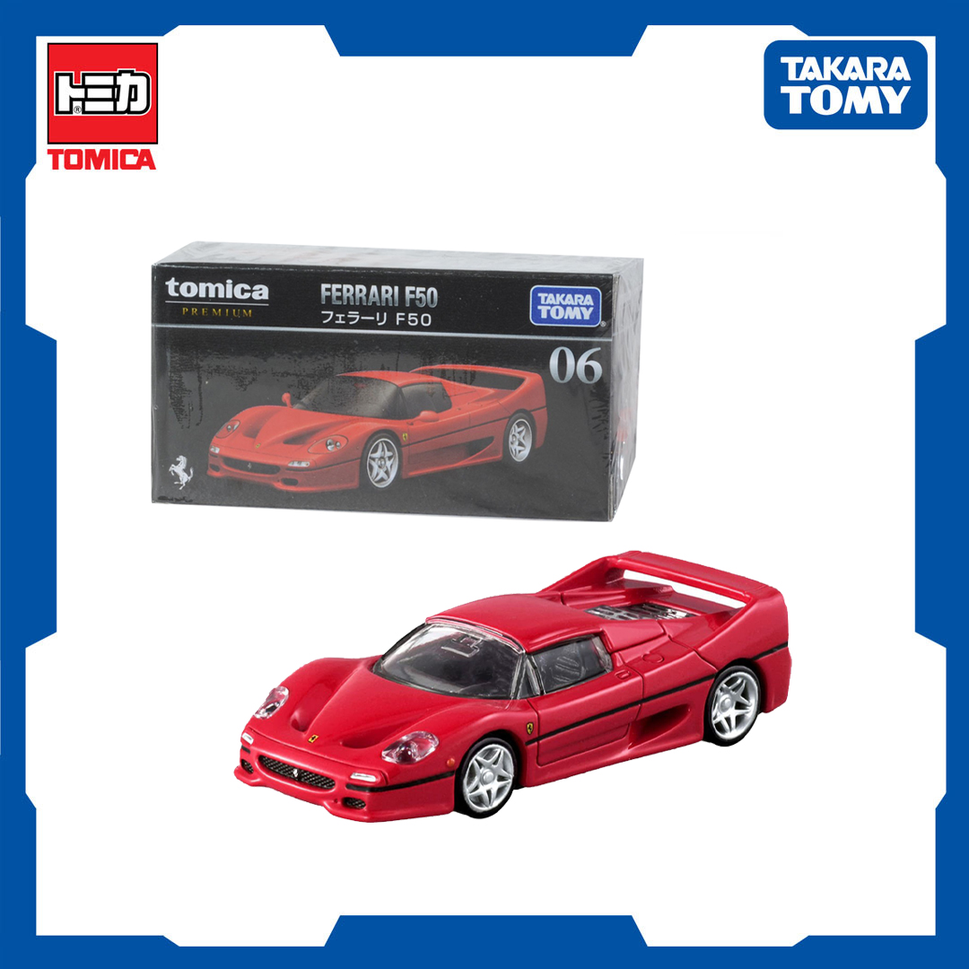 Voiture Miniature Diecast Takara Tomy Tomica Premium - N°06 Ferrari F50, Neuve En Boîte Scellée