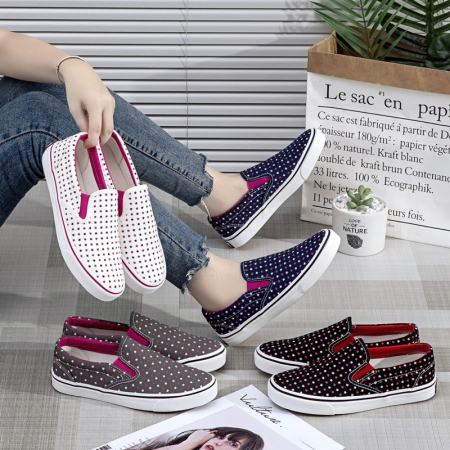 Nineone Vans Women Shoes Korean Style Women Shoes Flats Slip On Rubber Shoes Running Shoes Low Cut For Women Girls