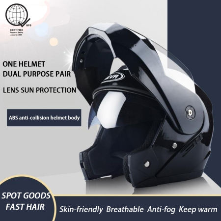 NW Full Face Motorcycle Helmet - Anti-fog, Dual-lens, Sunscreen