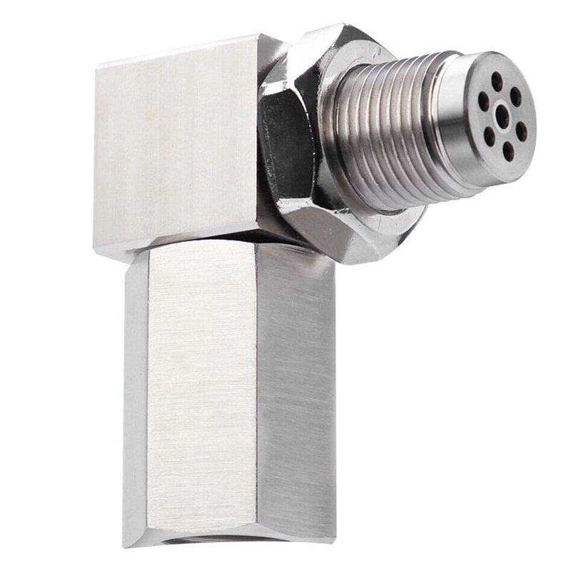 Universal Oxygen Sensor Extender 90 Degree 02 Bung Extension 