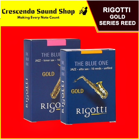 Rigotti France / Alto / Tenor Saxophone Reed / Gold Series / POP/JAZZ