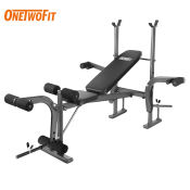OneTwoFit 7 in 1 Weightlifting Bench Press Gym