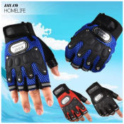 Non-slip Half Finger Riding Gloves for Bikes and Motorcycles