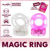 Midoko Waterproof Vibrating Stimulator Penis Ring Pink