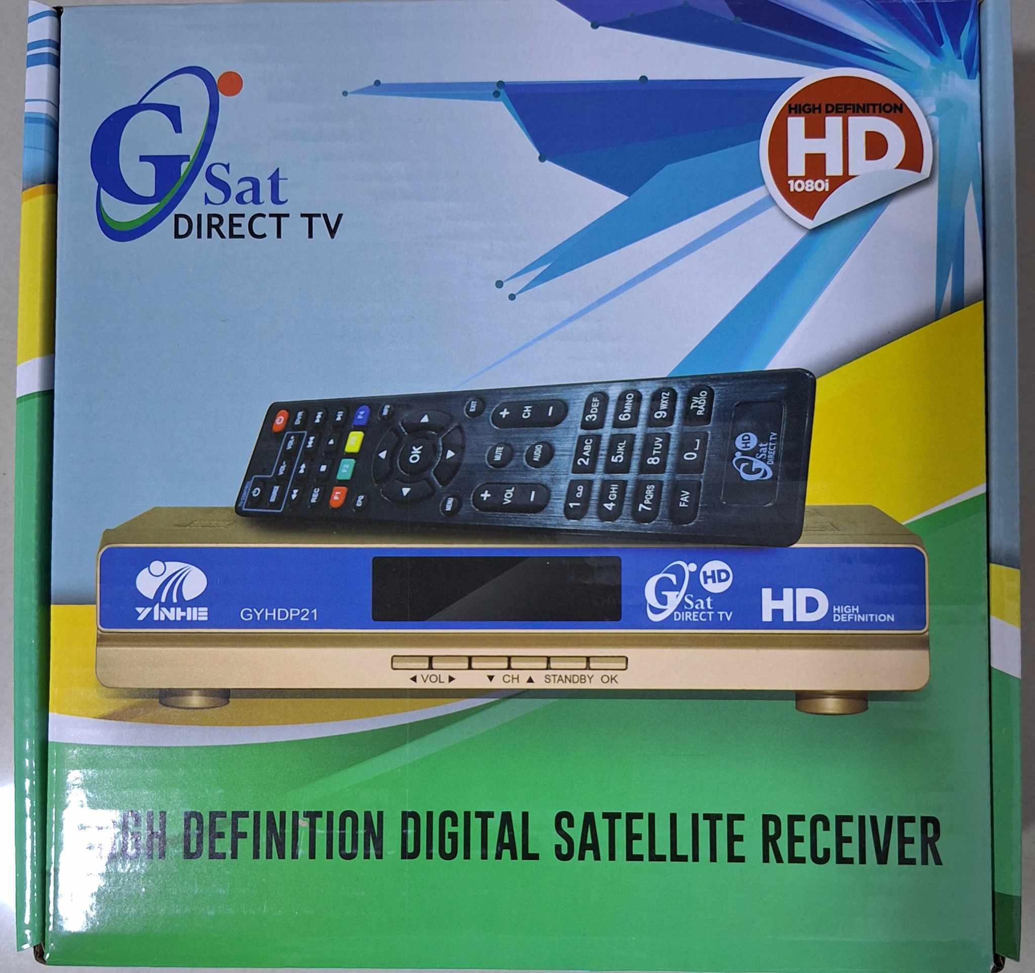 FREE GSAT HD TV Receiver Set Box, Brand New