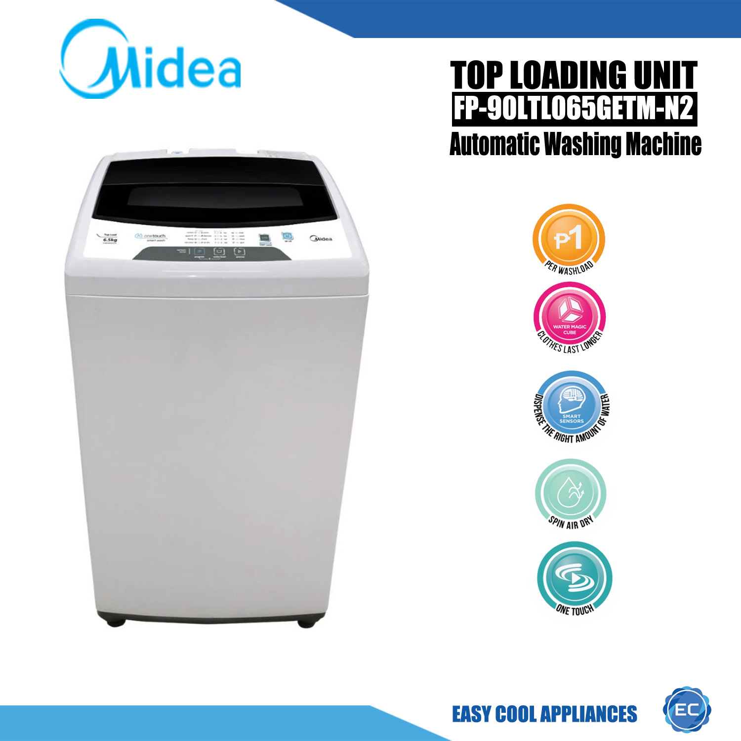 midea one touch washing machine