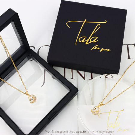 Tala 18K Gold Star Moon Planet Women's Necklace