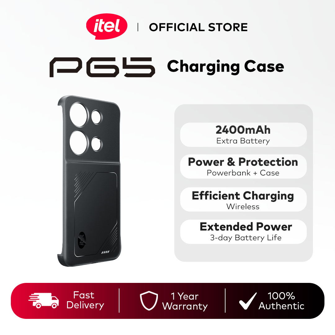 itel P65 Charging Case ONLY / 2400mAh Built-in Phone Case