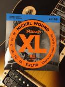 D'Addario EXL110 Nickel Wound Electric Guitar Strings (Regular Light)