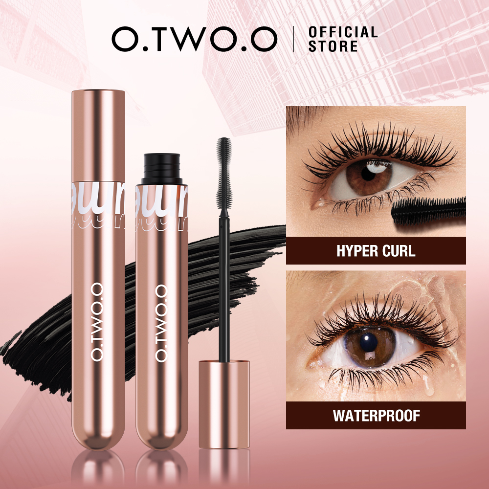 Discount on O.Two.O  shoes - SKU: O.Two.O Mascara 4d Silk Fiber Mascara Waterproof Extra Volume Smudge-Proof Curling Lengthening Eyela