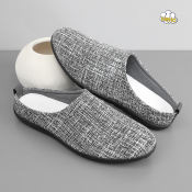 Korean Breathable Slip-On Loafers for Men - Casual Half Shoes