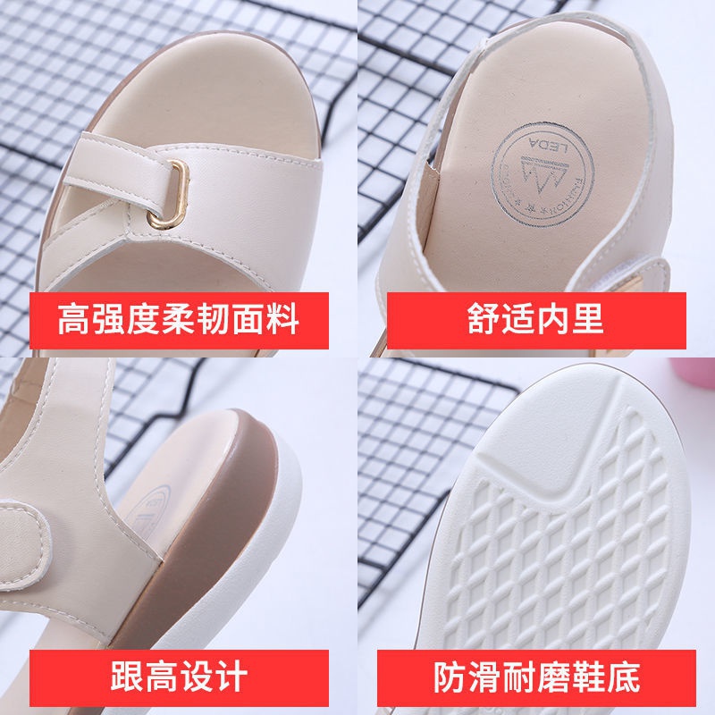 Cln Sandals Hiking Gimi Flat Formal Korean Sandals Shoes For Womens Woman  Malambot na mag-aaral na bukas ang daliri ng paa na pambabae