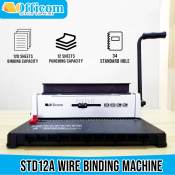 Officom STD12A Wire Binding Machine: A4 Size, 120 Sheets Capacity