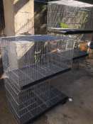 Collapsible Double Bird Cage with Nest Box - Brand Name: N/A