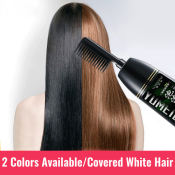 Organic Black Hair Dye Shampoo - Fast, Herbal, Permanent
