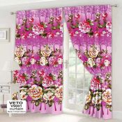 Shibel Butterfly Design Cotton Curtains for Window or Door