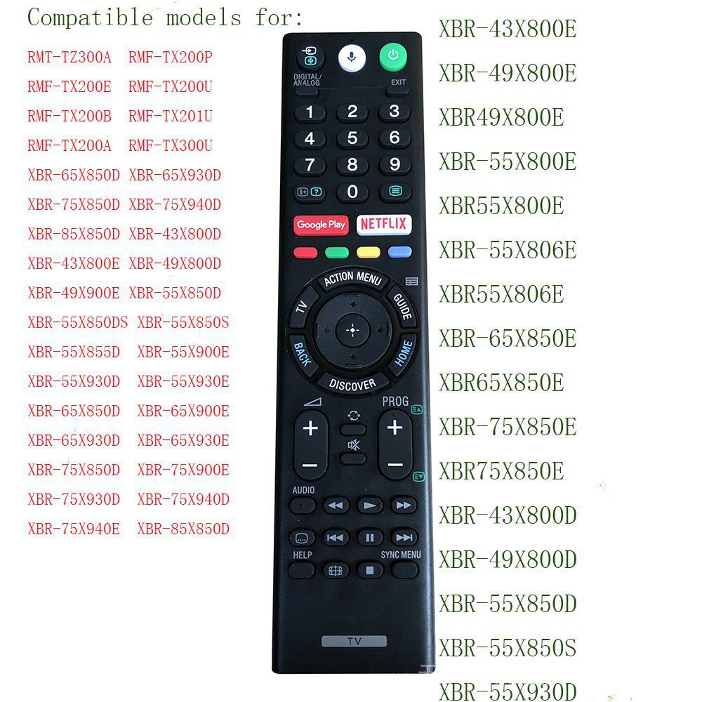 New Original SONY RMT-TX300P 149331522 Smart TV Remote Control RMTTX300P