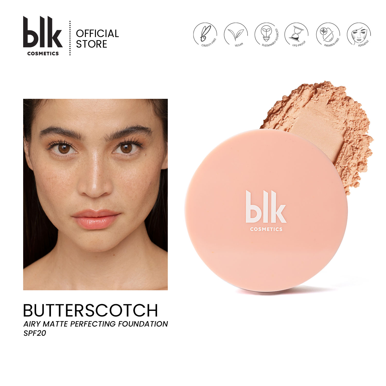 Discount on BLK Cosmetics  shoes - SKU: blk cosmetics daydream airy matte perfecting foundation SPF 20