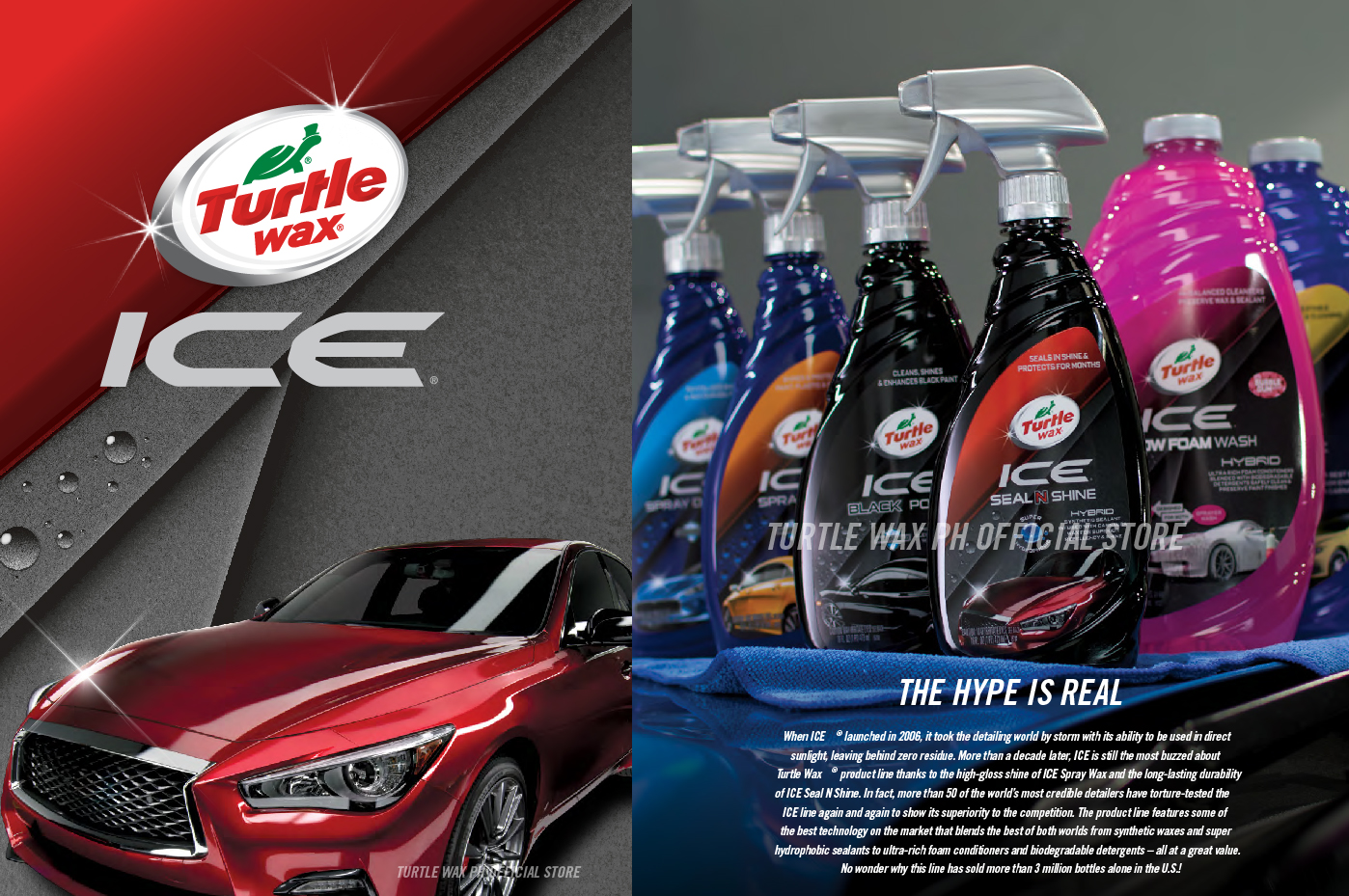 Turtle Wax - The NEW AND IMPROVED ICE Seal N Shine has arrived! Click on  the link below to purchase this in our official Lazada Store today! 🤩  #sealnshine #hybridceramic #TurtleWaxPH  turtle-wax-ice-seal-n-shine-50984