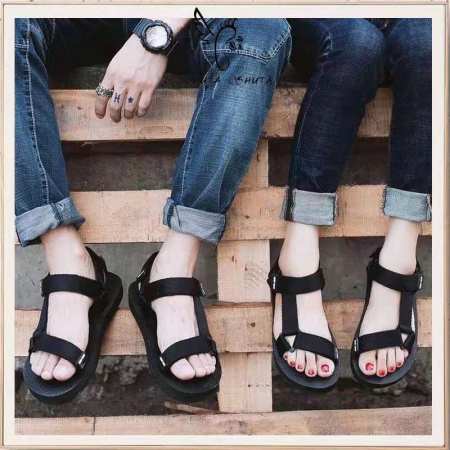 Fashion sandals #831 two strap koeran overruns sandals for womens and mens unisx