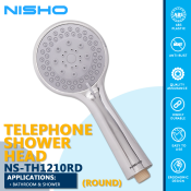 Nisho Sagami ABS Handheld Telephone Shower Head Round