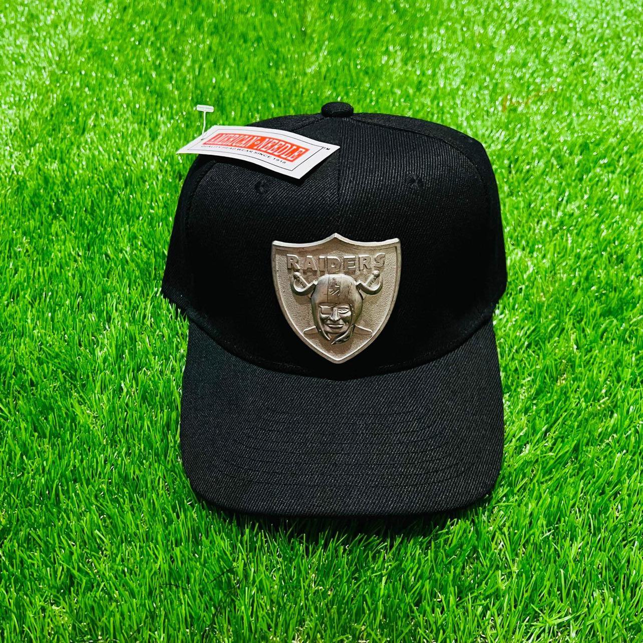 RAIDERS PEWTER ICE CUBE VINTAGE SNAPBACK 1K 5PCS