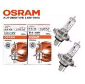 2 x Osram H4 Original Line Halogen Bulbs 12v 60/55w