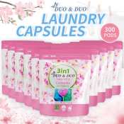 300 pods 3n1 Laundry Capsules / Green Fruits Scent