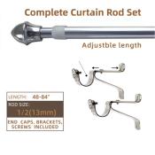 Kawayi Curtain Rod  1/2x84 Adjustable