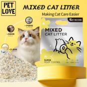 Natural Tofu Cat Litter - 6L Fast Clumping & Odor Control