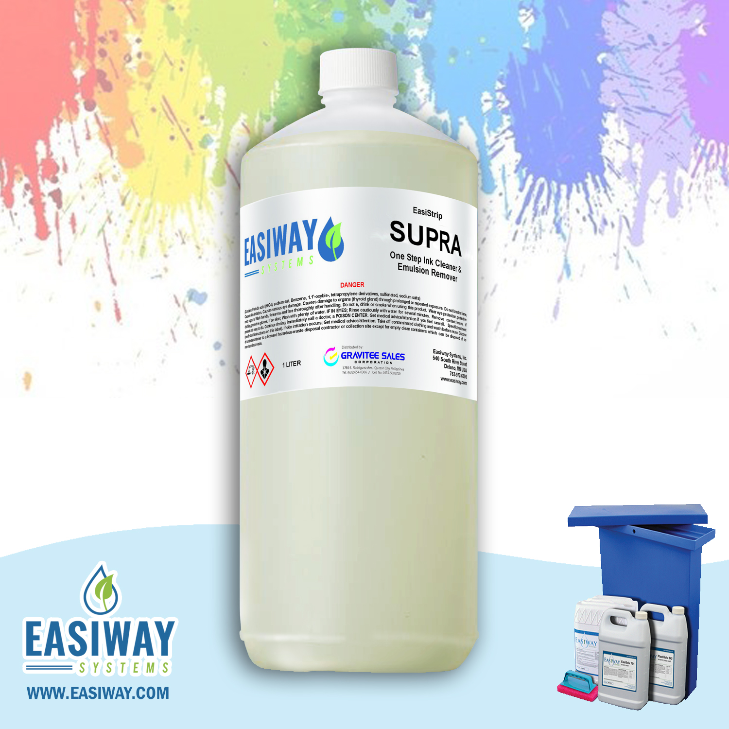 EasiStrip™ SUPRA Ink Cleaner and Emulsion Remover – Victory Screen Factory
