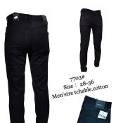 #578 Men’s pants black penshoppe. Simi skinny. Strectable. Black pants. Fit to 28 to 36. Cod