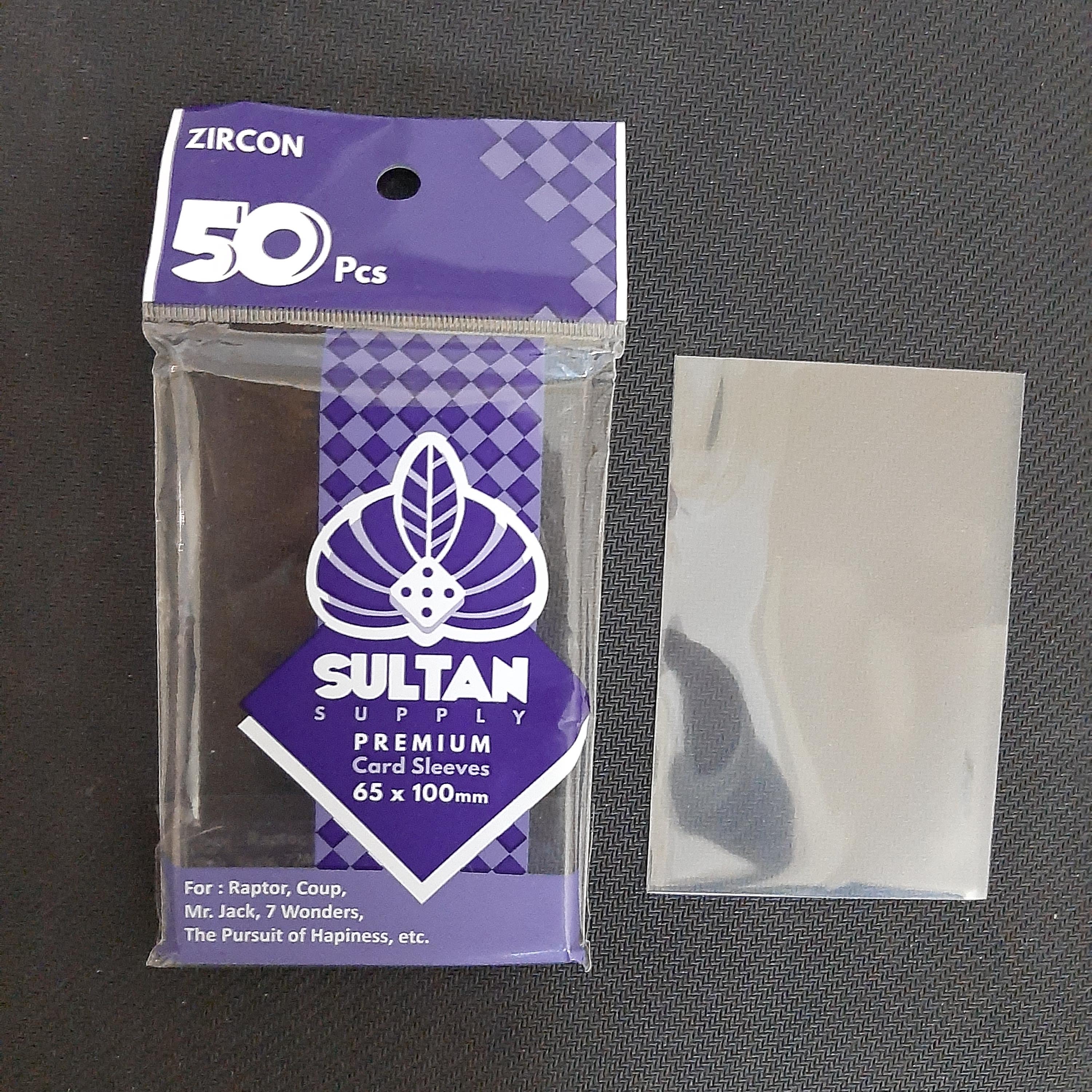 Sultan Supply Premium Card Sleeves: 65 x 100 mm Zircon (90 microns)