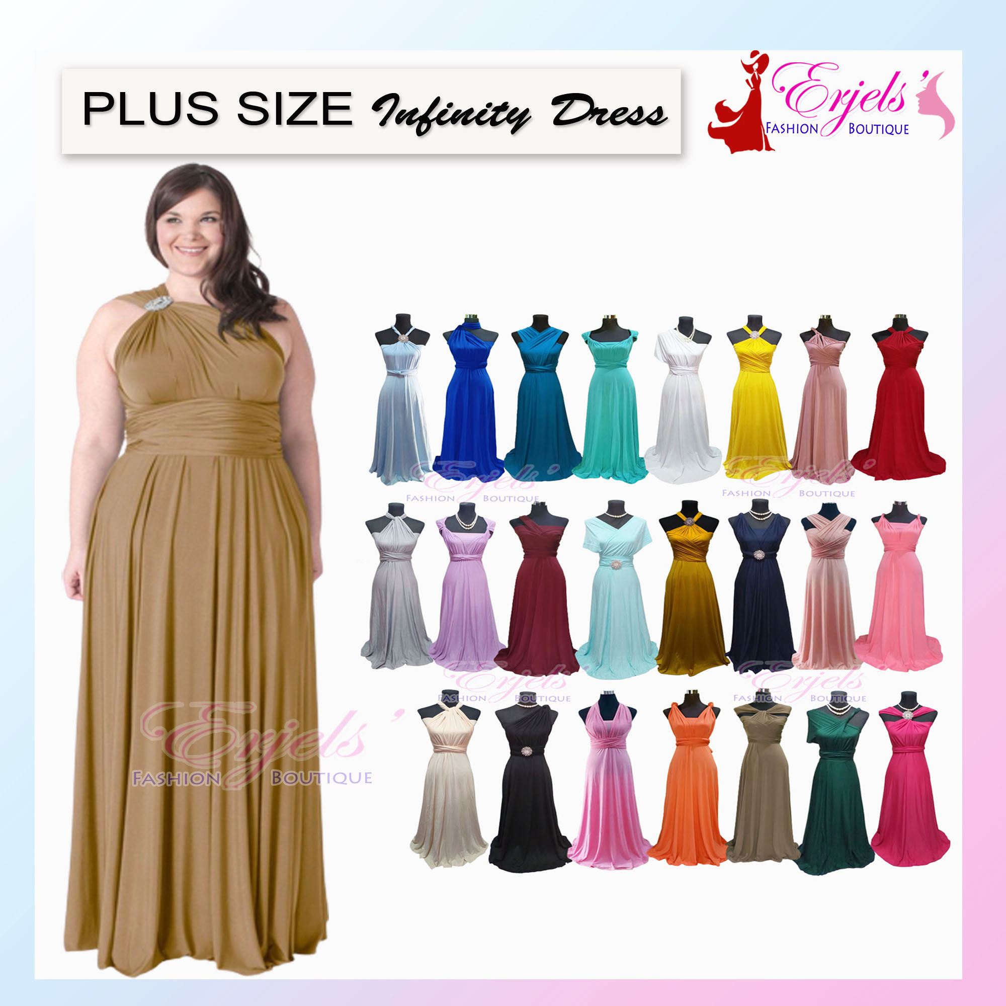 PLUS SIZE LIGHT GRAY Infinity Dress With Tube Floorlength Freesize 34 40 waistline Lazada PH