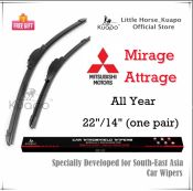 Mitsubishi Mirage/Attrage Wiper Blades by Kuapo (2012-2023)