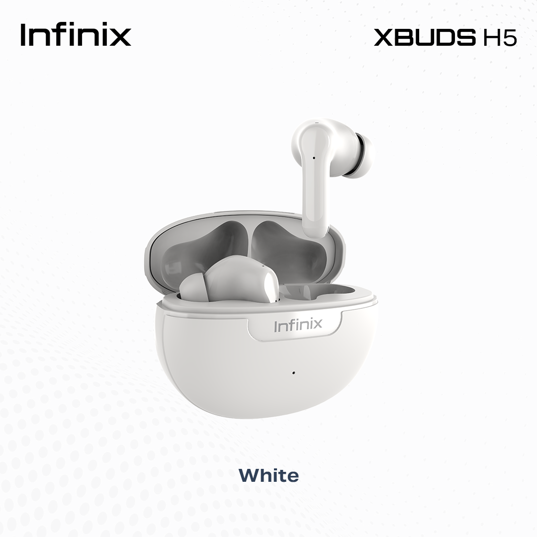 Infinix XBUDS H5 / Bluetooth 6.0 / Spatial 3D Audio / 30 Hours Play / AI ENC+DNS 3.0 Crystal Clear Calls / Dual Device Connection Earbuds - Image 3