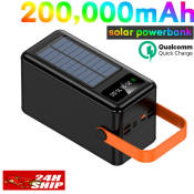 Original 200000mAh Solar Power Bank with Fast Charging